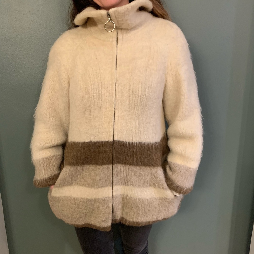VTG Hilda LTD wool sweater jacket size medium